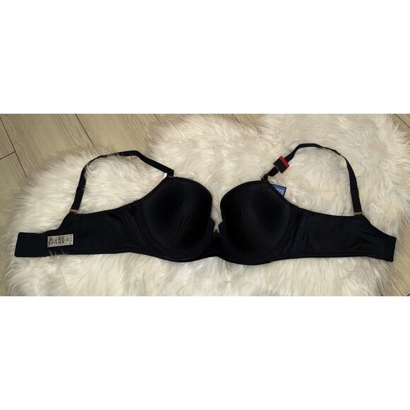 Spanx Bra La Mode 1810 Balconette Underwire Lined Womens 34C Black New Nwt - Picture 6 of 7